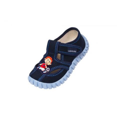 Pantofi de bumbac 100% pentru baieti Vi-GGa-Mi Tubis Ornament marimea 24 - imagine 6